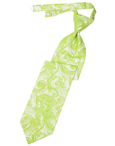 Lime Tapestry Kids Necktie