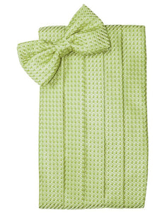 Lime Venetian Kids Cummerbund