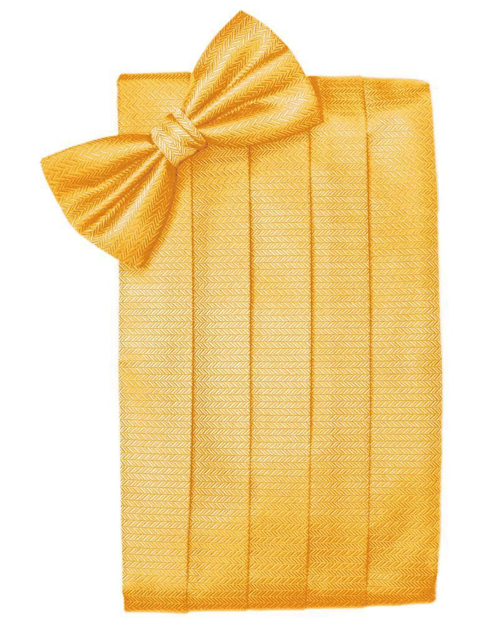 Mandarin Herringbone Kids Cummerbund