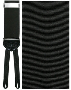 "Mantova" Black Suspenders