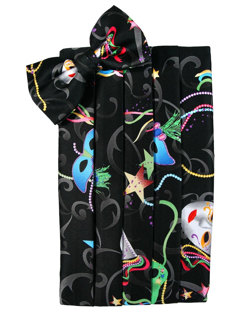 mardi gras cummerbund and tie