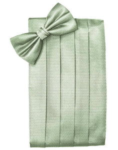 Mint Herringbone Kids Cummerbund