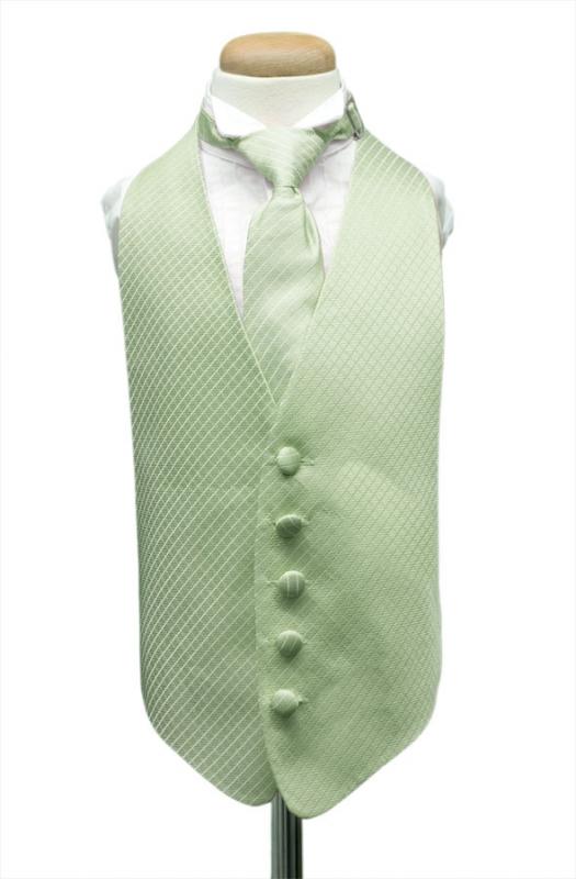 Mint Palermo Kids Tuxedo Vest