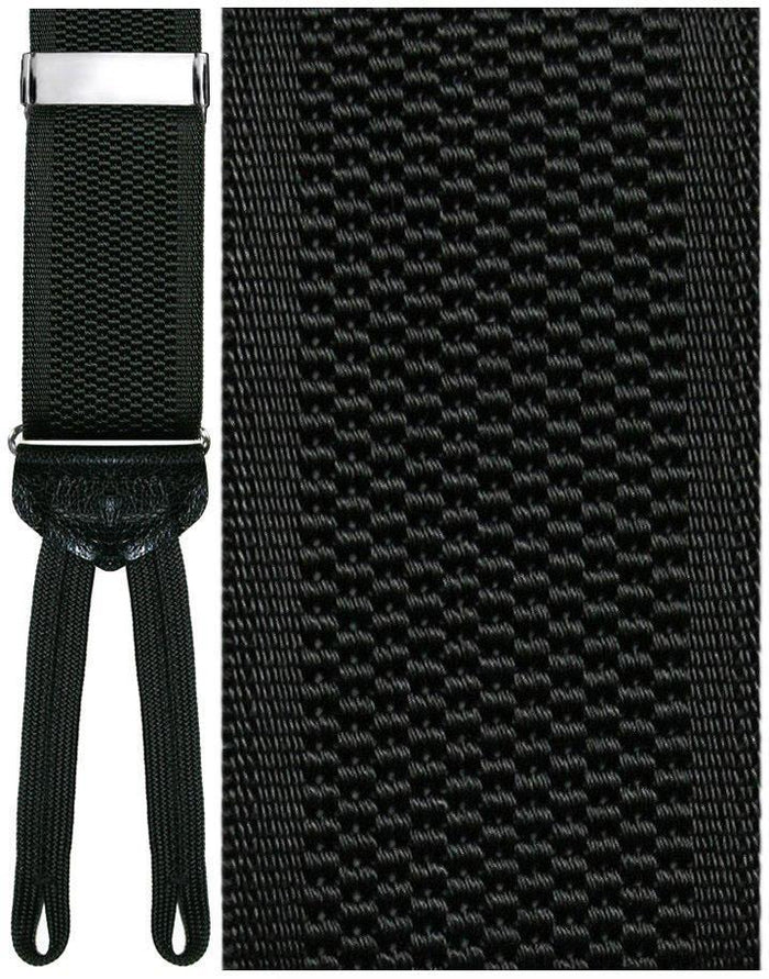 "Molise" Black Suspenders
