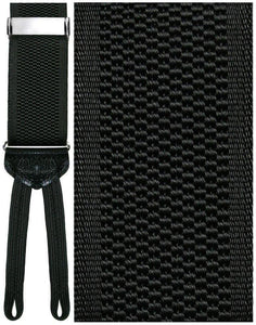 "Molise" Black Suspenders