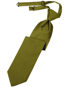 Moss Luxury Satin Kids Necktie