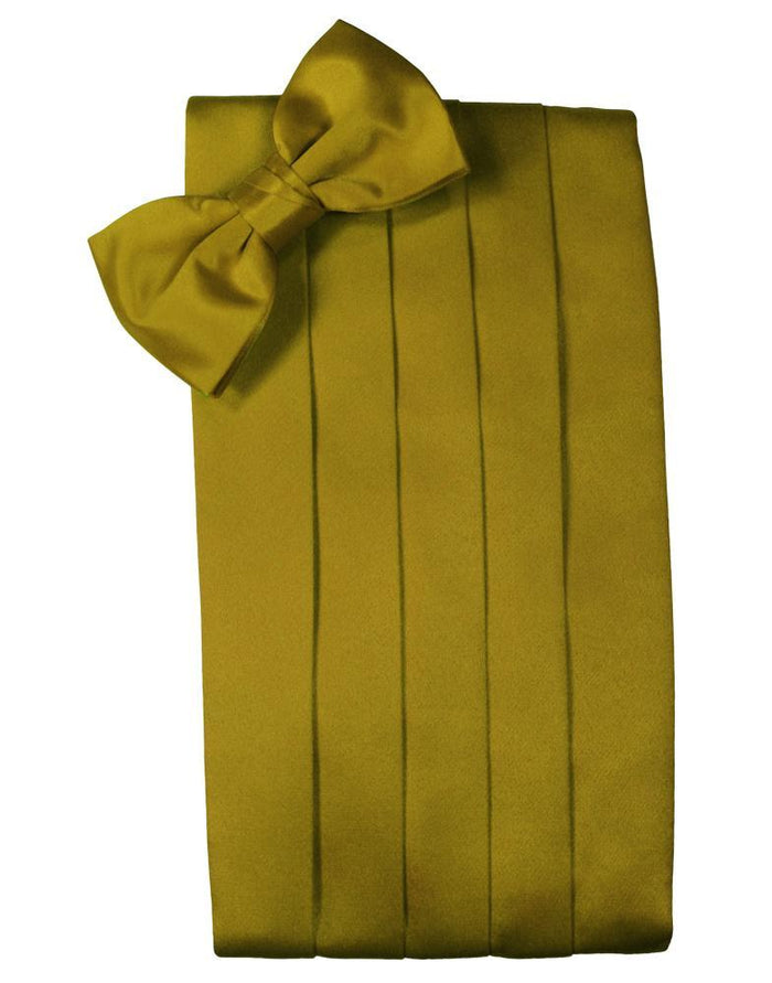 New Gold Luxury Satin Cummerbund
