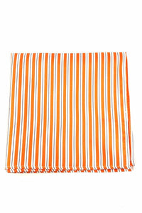 Orange Newton Stripe Pocket Square