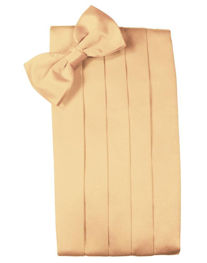 Peach Luxury Kids Satin Cummerbund