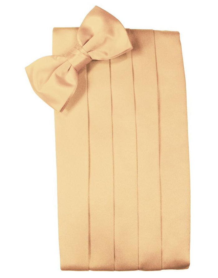 Peach Luxury Satin Cummerbund