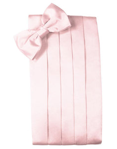 Pink Luxury Satin Cummerbund