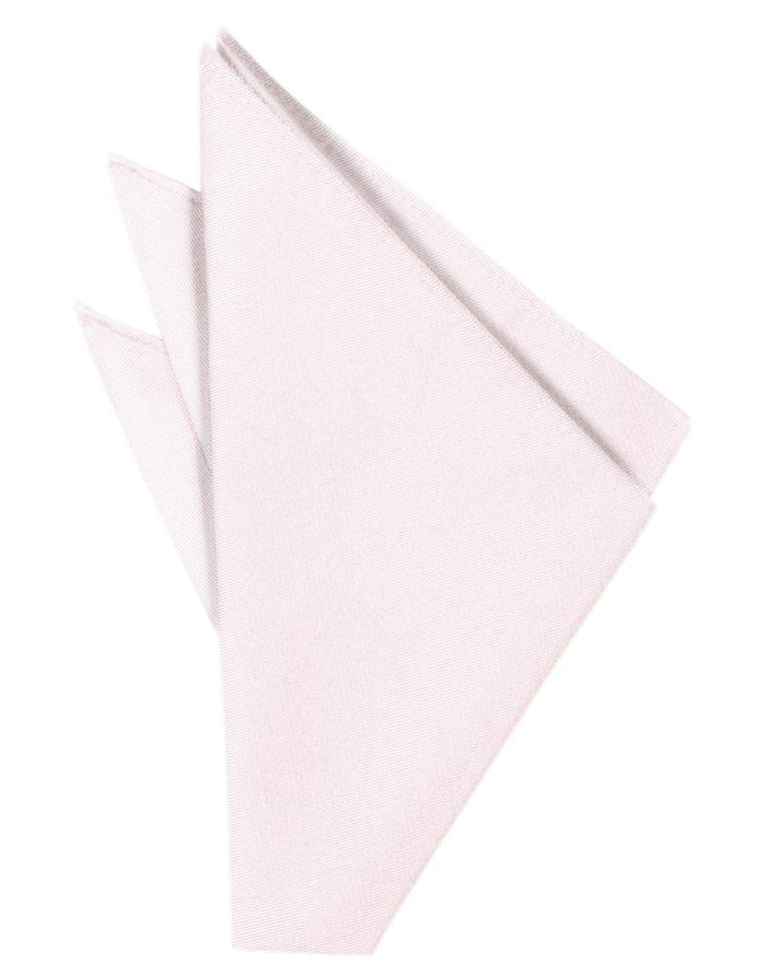 Pink Solid Twill Pocket Square