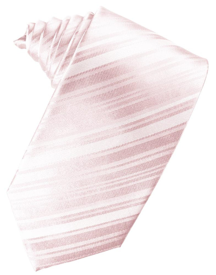 Pink Striped Silk Necktie