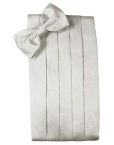 Platinum Luxury Satin Cummerbund