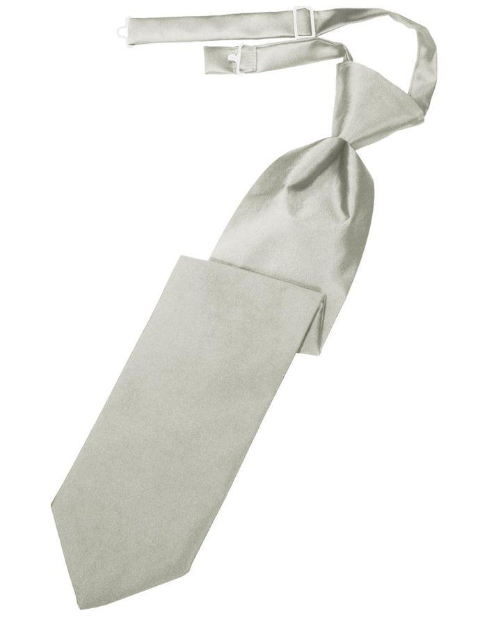 Platinum Luxury Satin Kids Necktie