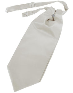 Platinum Solid Satin Kids Cravat