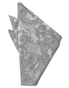 Platinum Tapestry Pocket Square