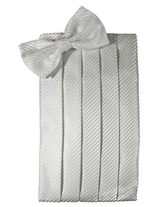 Platinum Venetian Cummerbund