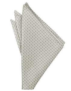 Platinum Venetian Pocket Square