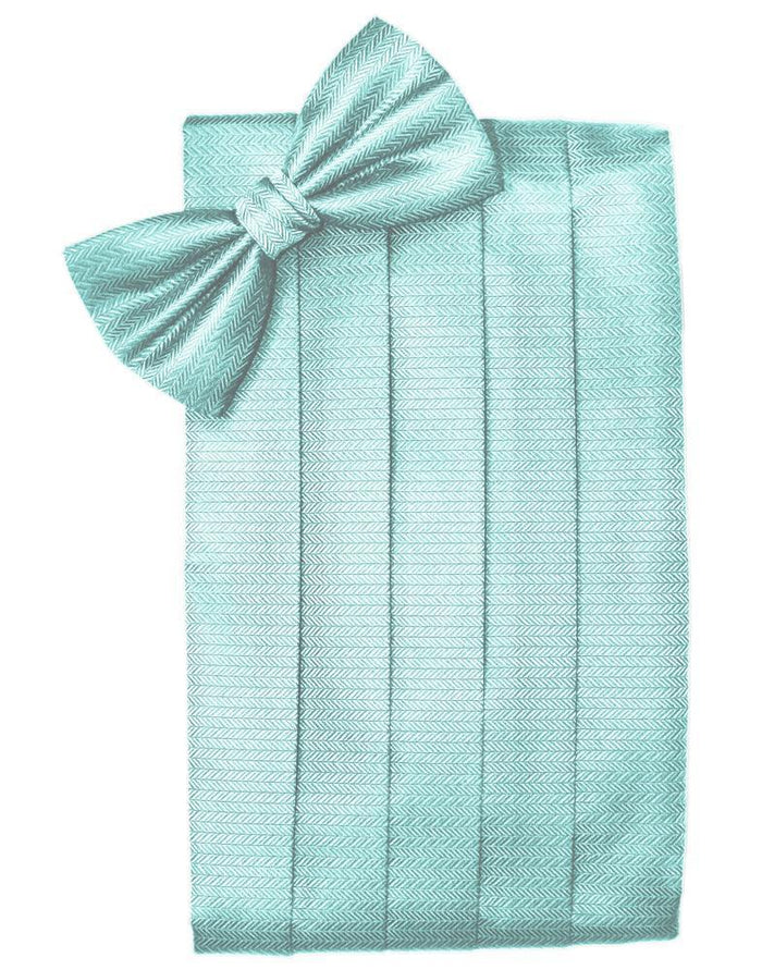 Pool Herringbone Kids Cummerbund
