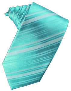 Pool Striped Silk Necktie