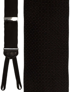 "Potenza" Black Suspenders