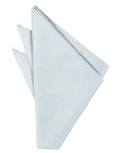 Powder Blue Solid Twill Pocket Square