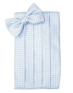 Powder Blue Venetian Kids Cummerbund
