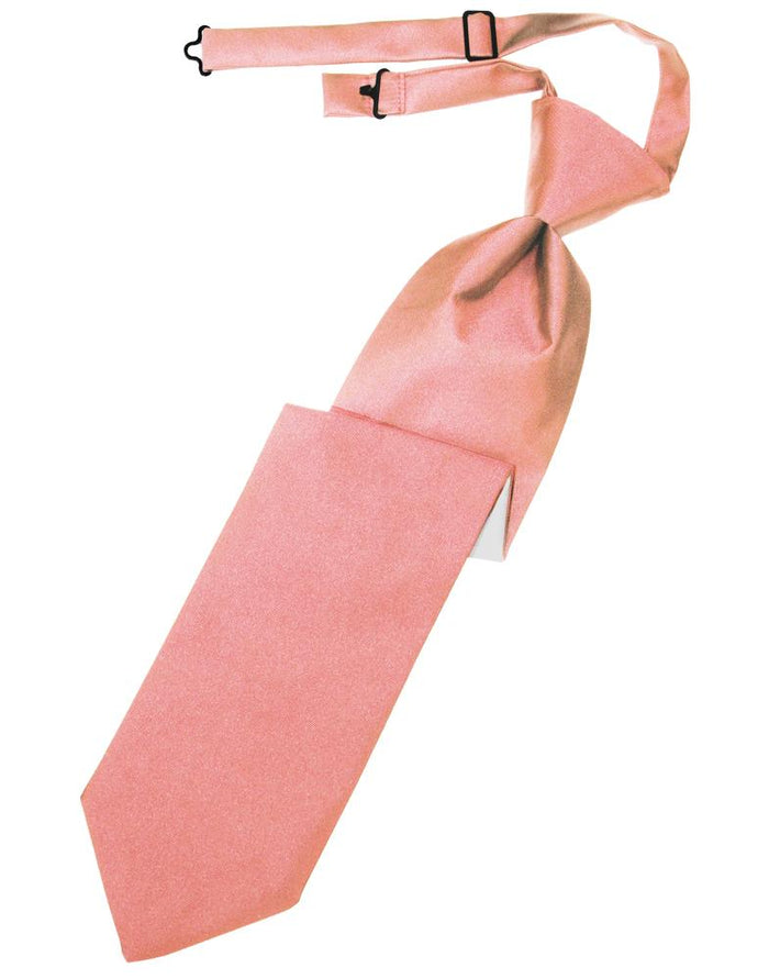 Cardi Pre-Tied Coral Reef Luxury Satin Necktie