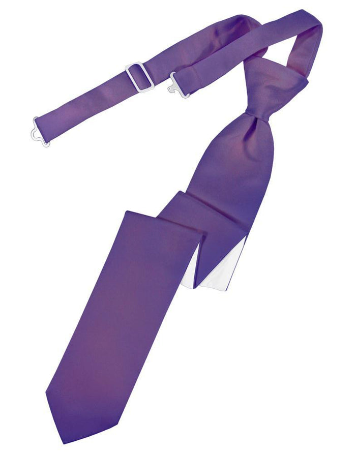 Cardi Pre-Tied Freesia Luxury Satin Skinny Necktie