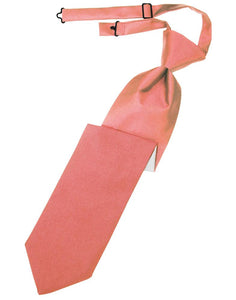 Cardi Pre-Tied Guava Luxury Satin Necktie