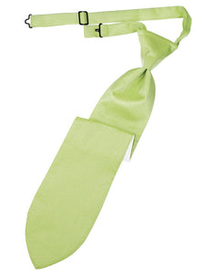 Cardi Pre-Tied Kiwi Herringbone Necktie
