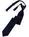Cardi Pre-Tied Midnight Blue Striped Satin Skinny Necktie