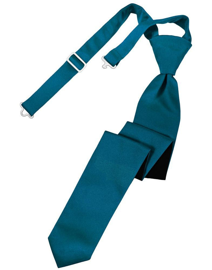 Cardi Pre-Tied Oasis Luxury Satin Skinny Necktie