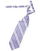 Cardi Pre-Tied Periwinkle Venetian Stripe Necktie