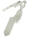 Cardi Pre-Tied Platinum Luxury Satin Skinny Necktie