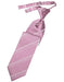 Cardi Pre-Tied Rose Petal Striped Satin Necktie