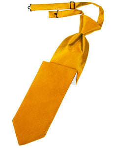 Cardi Pre-Tied Tangerine Luxury Satin Necktie