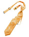 Cardi Pre-Tied Tangerine Tapestry Skinny Necktie
