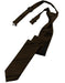 Cardi Pre-Tied Truffle Striped Satin Skinny Necktie
