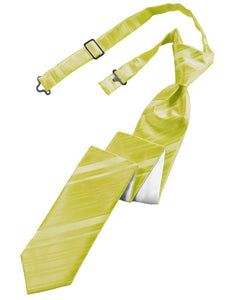 Cardi Pre-Tied Willow Striped Satin Skinny Necktie