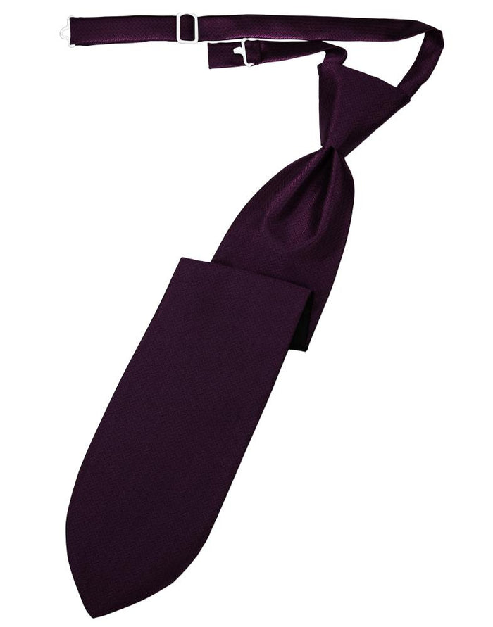Raisin Herringbone Kids Necktie