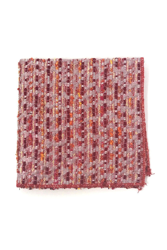 Red Laurent Pocket Square