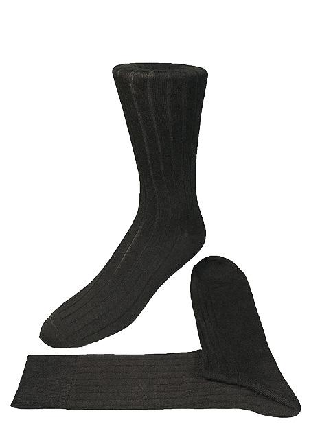 Ribbed Formal Socks