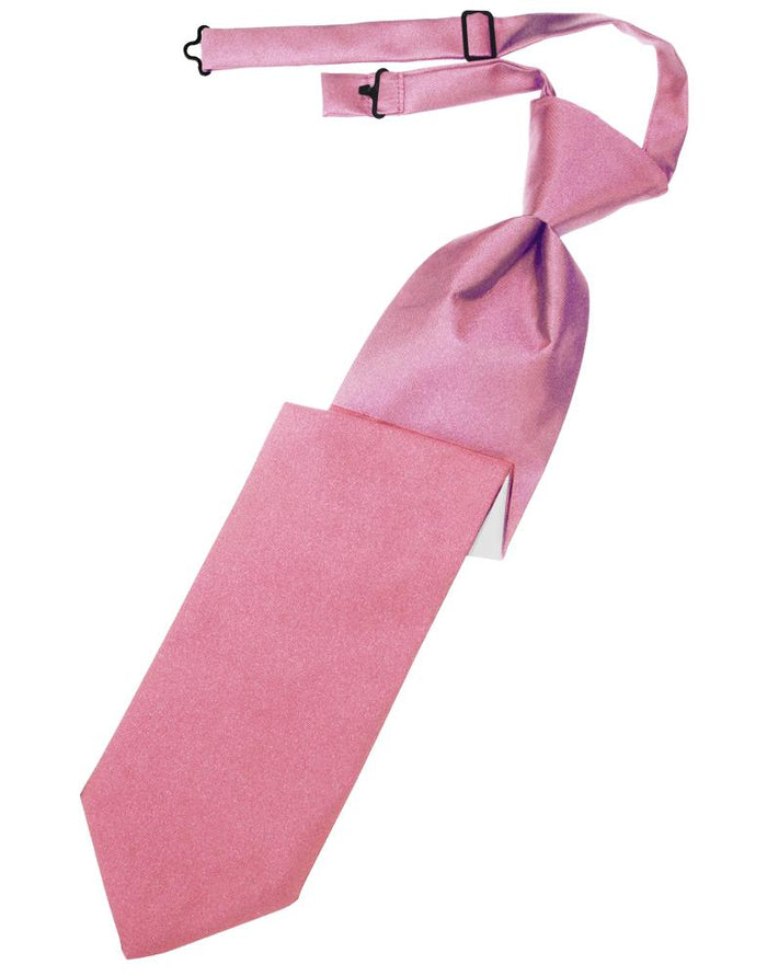 Rose Petal Luxury Satin Kids Necktie