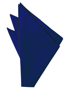 Royal Blue Solid Twill Pocket Square