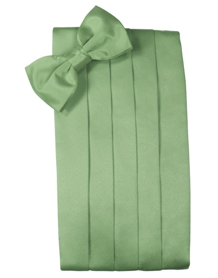 Sage Luxury Satin Cummerbund