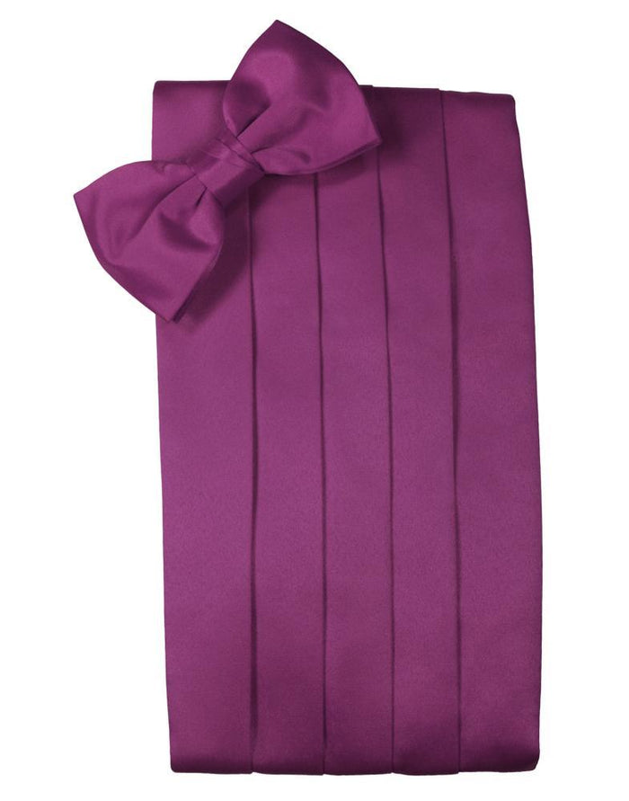 Sangria Luxury Satin Cummerbund