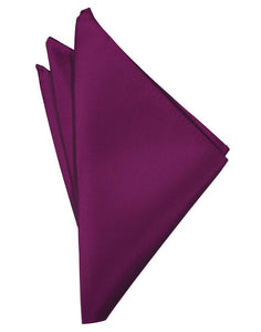 Sangria Luxury Satin Pocket Square