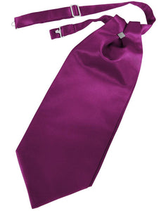 Sangria Solid Satin Kids Cravat